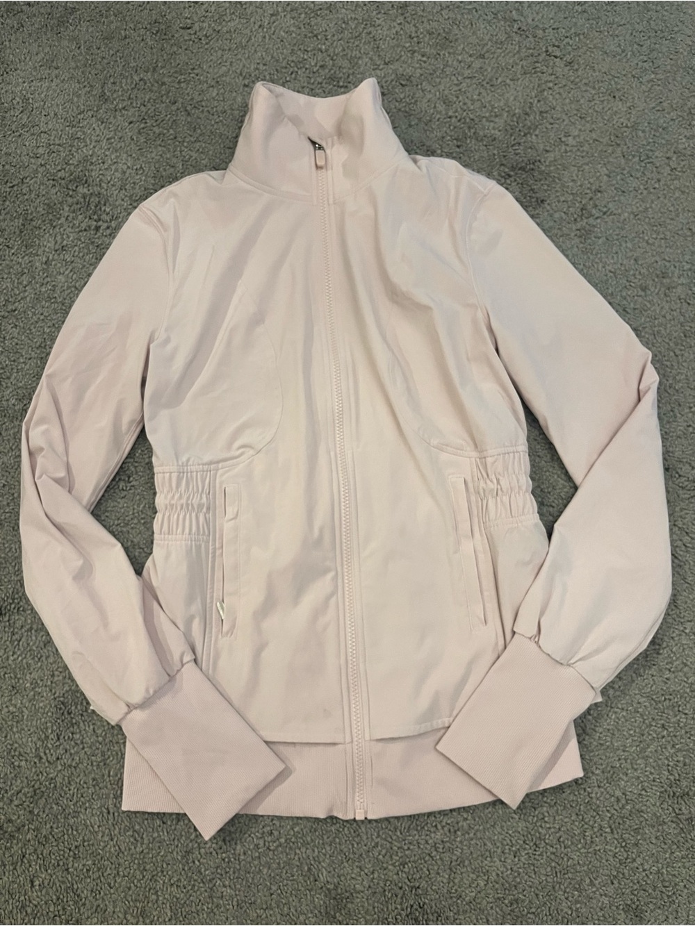 lululemon athletica Pale Pink Zip-Up define jacket